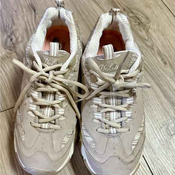 Skechers Women's Beige Sneakers - Picture 5 of 12